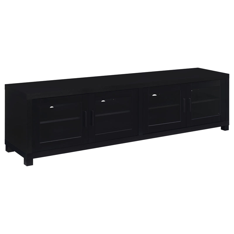 Sachin 3-piece Entertainment Center 79-inch TV Stand Black - 736303-SET