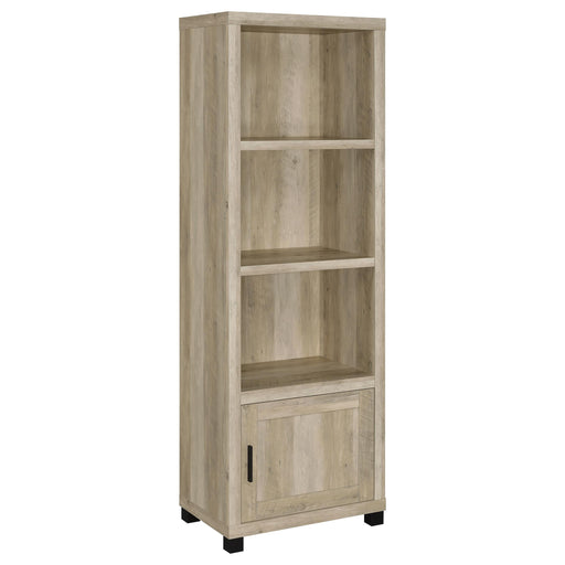 Sachin 3-shelf Engineered Wood Media Tower Distressed Pine - 707746