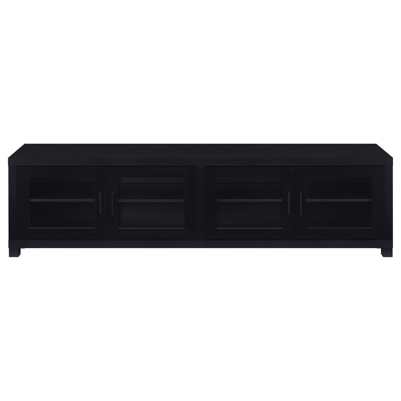 Sachin 4-door Engineered Wood 79-inch TV Stand Black - 736303