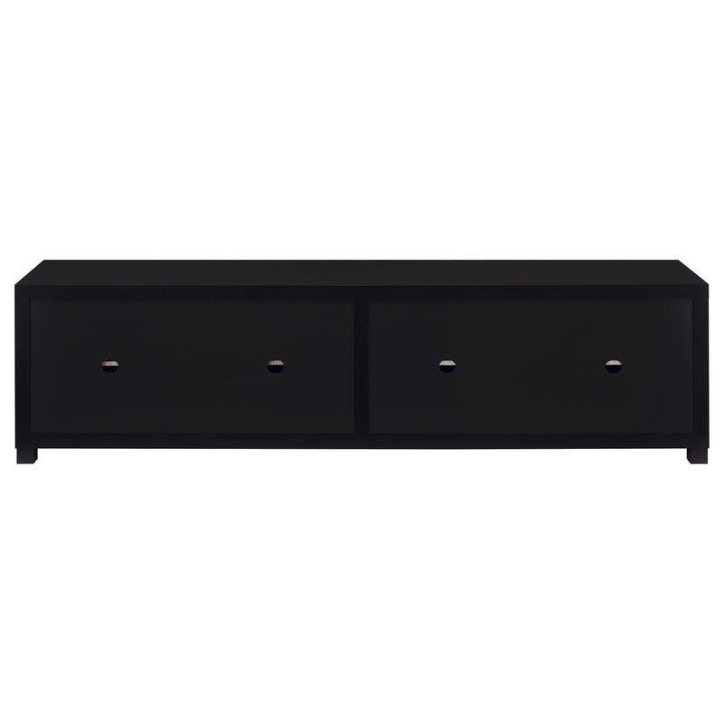 Sachin 4-door Engineered Wood 79-inch TV Stand Black - 736303