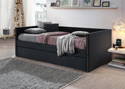 Sadie Black Velvet Twin Daybed - DMV FurnitureDaybed