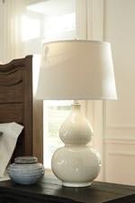 Saffi Cream Table Lamp - DMV FurnitureTable Lamp