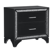 Salon Black LED Upholstered Panel Bedroom Set - DMV FurnitureBedroom Set