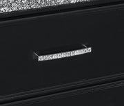 Salon Black LED Upholstered Panel Bedroom Set - DMV FurnitureBedroom Set
