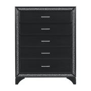Salon Black LED Upholstered Panel Bedroom Set - DMV FurnitureBedroom Set