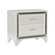 Salon White LED Upholstered Panel Bedroom Set - DMV FurnitureBedroom Set