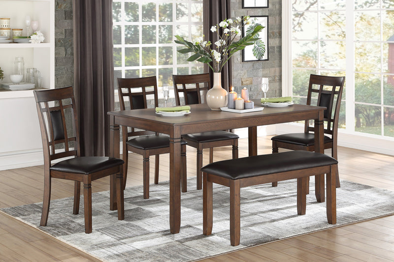 Salton Traditional Cherry 6 - Piece Dining Set - DMV FurnitureDining Room Set