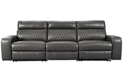 Samperstone Gray 3 - Piece Power Reclining Sofa - DMV FurniturePower Reclining Sofa