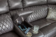 Samperstone Gray 6 - Piece Power Reclining Sectional - DMV FurniturePower Reclining Sectional