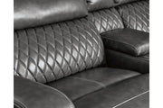 Samperstone Gray 6 - Piece Power Reclining Sectional - DMV FurniturePower Reclining Sectional