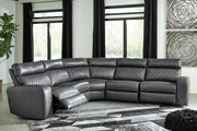 Samperstone Gray Armless Recliner - 5520319 - DMV Furniture