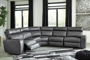 Samperstone Gray LAF Power Reclining Sectional - DMV FurnitureSectional