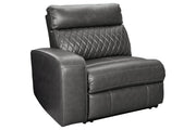 Samperstone Gray Left-Arm Facing Power Recliner - 5520358 - DMV Furniture