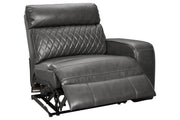Samperstone Gray Right-Arm Facing Power Recliner - 5520362 - DMV Furniture