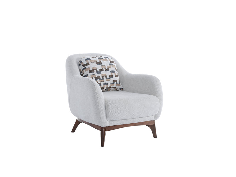 Samur Chair in Cream - 200-ELIF-SAM-A640-B
