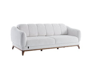 Samur Convertible Loveseat in Cream - 200-ELIF-SAM-A640-2