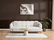 Samur Convertible Loveseat in Cream - 200-ELIF-SAM-A640-2