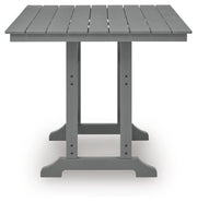 Sanctuary Beach Dark Gray Outdoor Counter Height Dining Table - PCP227-632