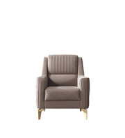 Sandra Coffee Velvet Chair - SANDRACOFFEE-CHAIR