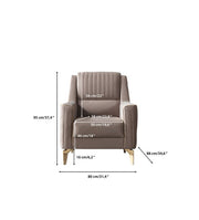 Sandra Coffee Velvet Sofa 88" & Loveseat 64" - SANDRACOFFEE-SL