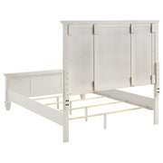 Sandy Beach 4-piece Queen Bedroom Set Cream White - 201301Q-S4