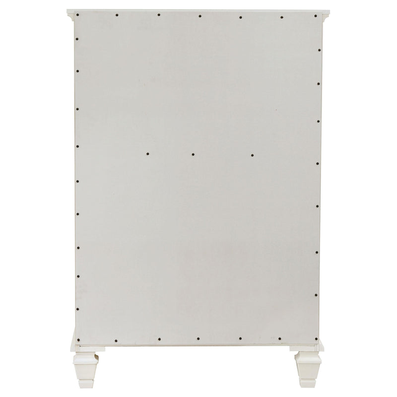 Sandy Beach 5-drawer Bedroom Chest Cream White - 201305