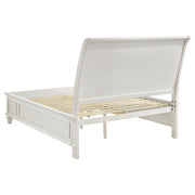 Sandy Beach 5-piece Queen Bedroom Set Cream White - 201309Q-S5