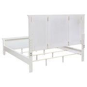 Sandy Beach 63-inch California King Panel Bed Cream White - 201301KWN