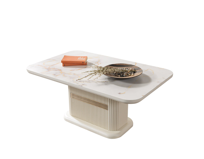 Santana Ivory Coffee Table [ETA: 4/22] - SANTANAIV-COFFEE