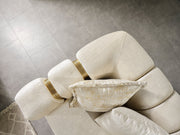 Santana Ivory Velvet Sofa - SANTANAIVORY-S