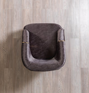 Santana Smoke Velvet Chair - SANTANASMOKE-CHAIR