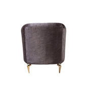 Santana Smoke Velvet Chair - SANTANASMOKE-CHAIR