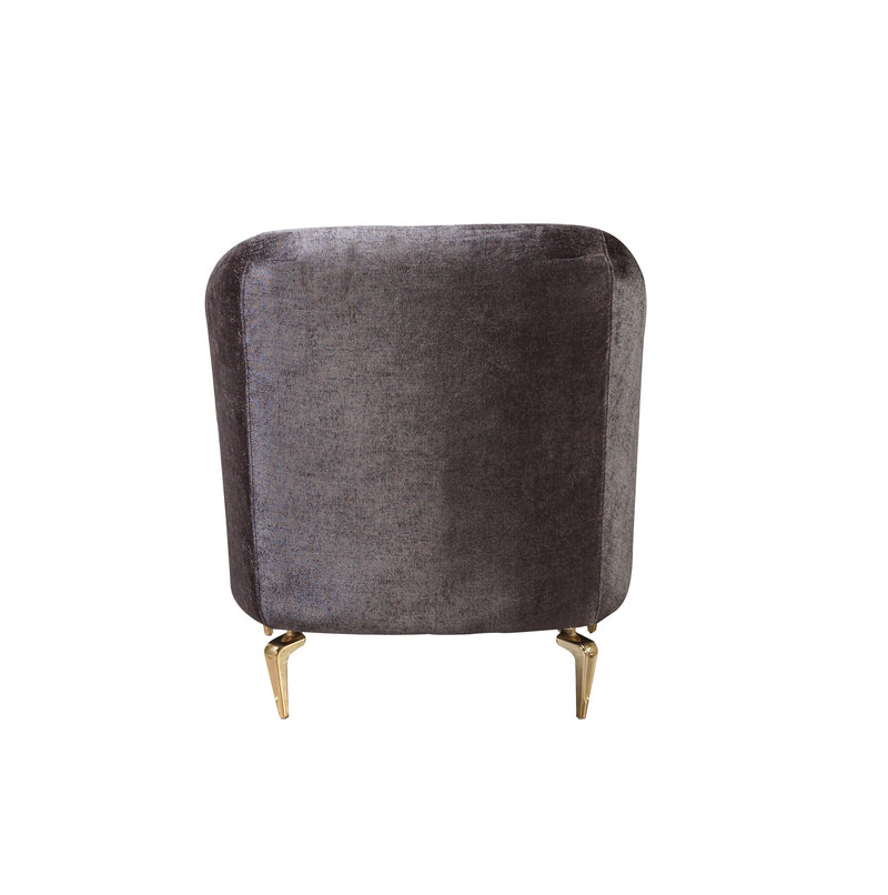 Santana Smoke Velvet Sofa & Loveseat - DMV FurnitureLiving Room Set