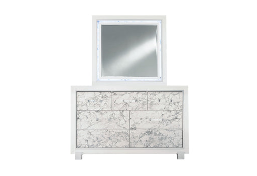 Santorini White Dresser - DMV FurnitureDresser