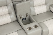 Sarasota Gray 4-pc Sectional - SARASOTA-GY-4-PC-SEC