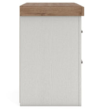 Savonport King Panel Bed with Storage, Chest and Nightstand in White/Brown - PKG025404