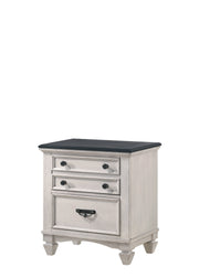 Sawyer Antique White/Brown Panel Bedroom Set - DMV FurnitureBedroom Set