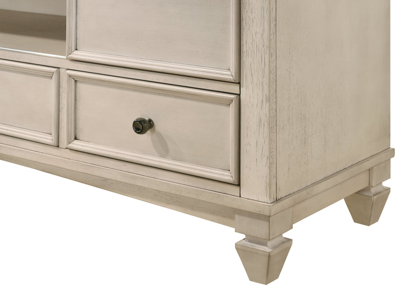 Saywer Antique 68" White/Brown TV Stand - DMV FurnitureTV Stand