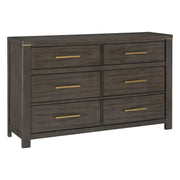 Scarlet Brownish Gray LED Upholstered Panel Bedroom Set - DMV FurnitureBedroom Set