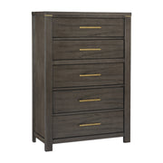 Scarlet Brownish Gray LED Upholstered Panel Bedroom Set - DMV FurnitureBedroom Set