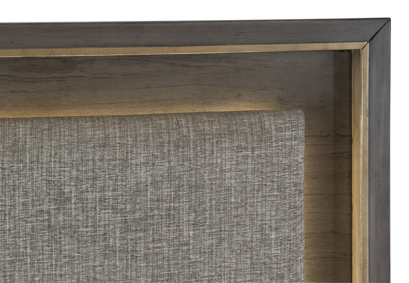 Scarlet Brownish Gray LED Upholstered Panel Bedroom Set - DMV FurnitureBedroom Set