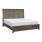Scarlet Brownish Gray LED Upholstered Panel Bedroom Set - DMV FurnitureBedroom Set