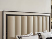 Senato Bedroom (Queen Frame With Headboard & Dresser With Mirror & Ottoman & 2 Nightstand & Bench) - 200-GAB-SEN-QB-SET