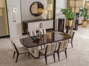 Senato Diningroom (Consol With Mirror & Dining Table & 6 Dining Chair) - 200-GAB-SEN-DT-6-SET