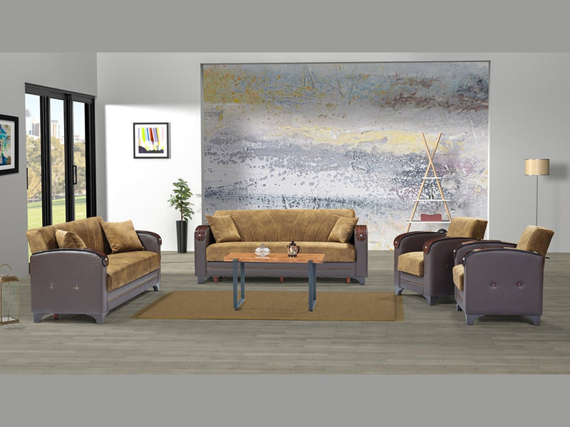 Senem 40" Wide Convertible Armchair - Accent Chairs
