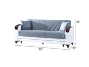 Senem 86" Wide Convertible Sofa - Sofas