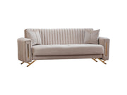 Senfoni 3-pieces (Sofa & Loveseat & Chair) Livingroom Set Beige in Beige - 101-SEN-TUR276-321