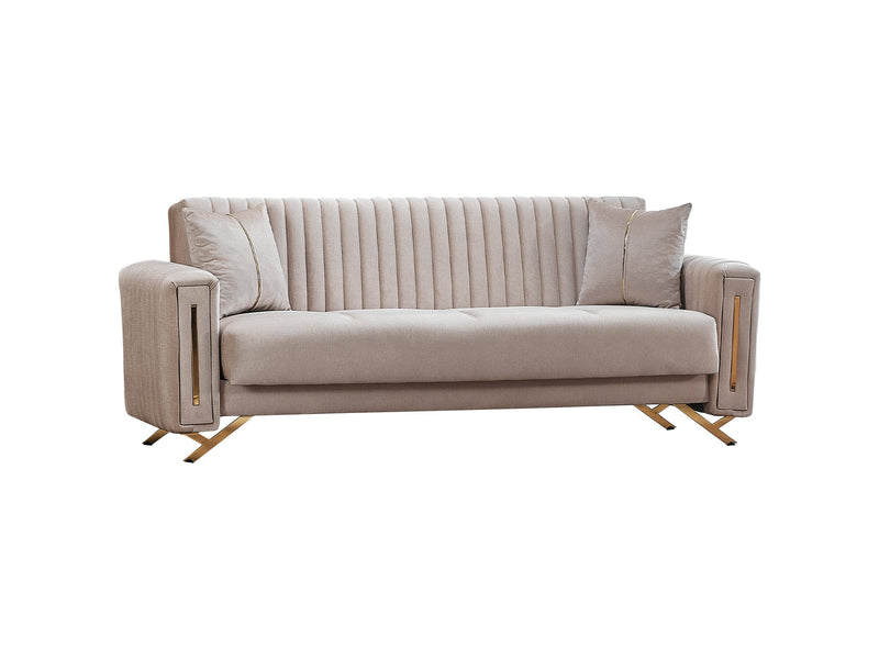 Senfoni 3-pieces (Sofa & Loveseat & Chair) Livingroom Set Beige in Beige - 101-SEN-TUR276-321