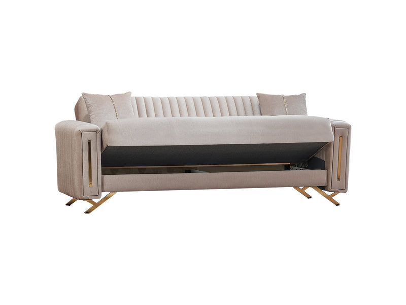 Senfoni Convertible Sofa Beige in Beige - 101-SEN-TUR276-3
