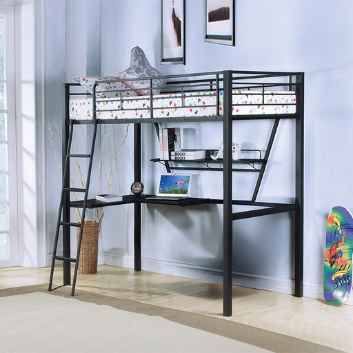Senon Twin Loft Bed W/Desk - 37275